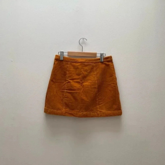 Forever 21 - Corduroy Mini Skirt - Rust - Picture 3 of 4